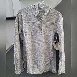 Free Planet Sweatshirt Men's Medium Gray Cotton Blend Pullover Hoodie M